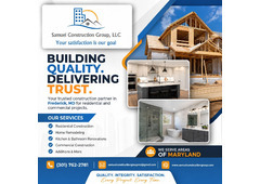Trusted Construction Company in Frederick, MD