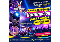 Alquiler de Equipos de Iluminación para Eventos en Andorra – Cool Rabbit